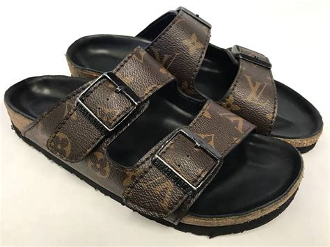 lv wedge|louis vuitton birkenstocks.